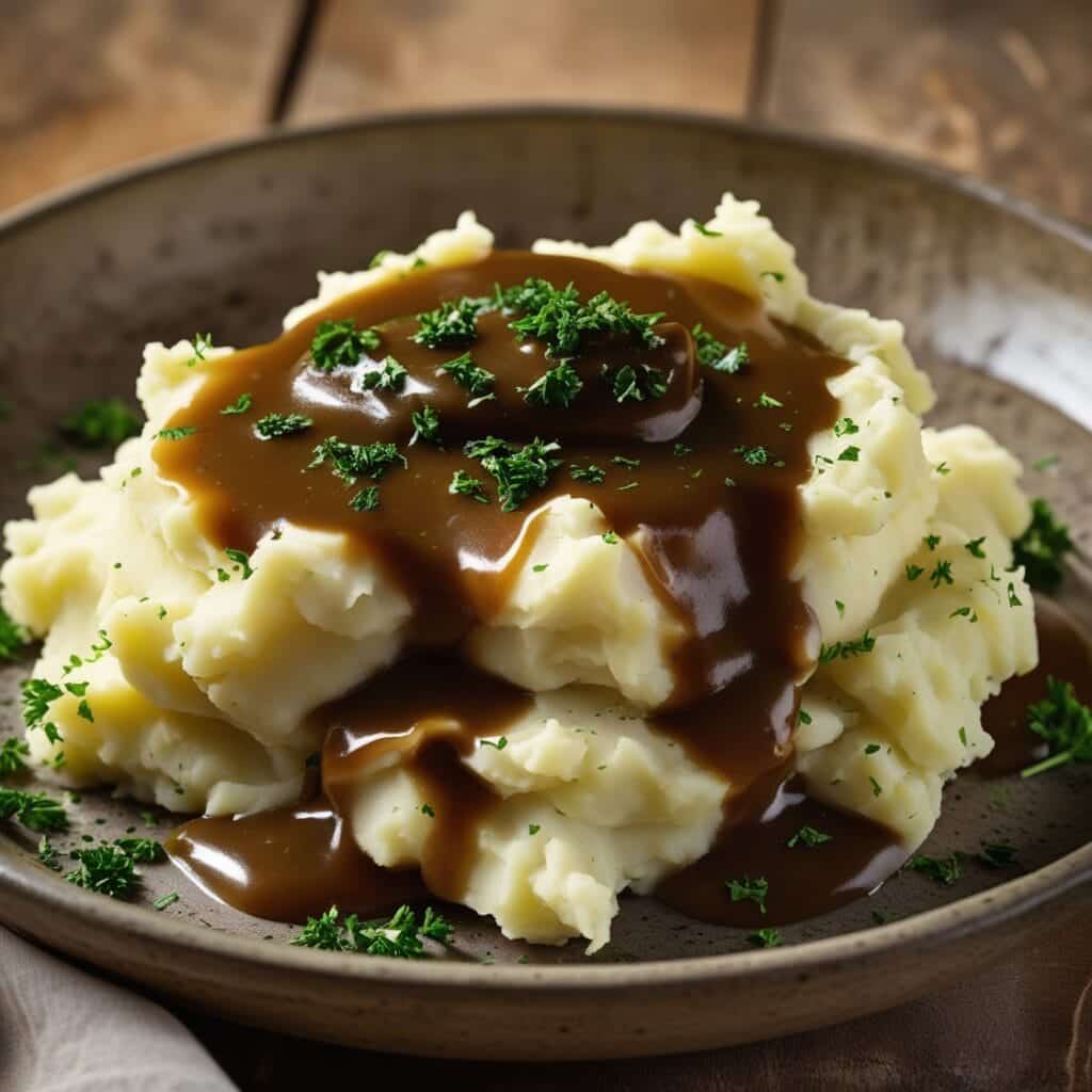 mashed potatoes and gravy mashed potatoes and gravy